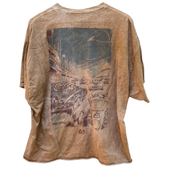 Le‎ Mans 24 Hour T-Shirt Racing Official 1951 Vintage Style Classic Car Art XL - Picture 3 of 4